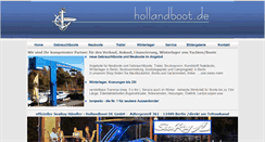 Desktop Screenshot of hollandboot.de